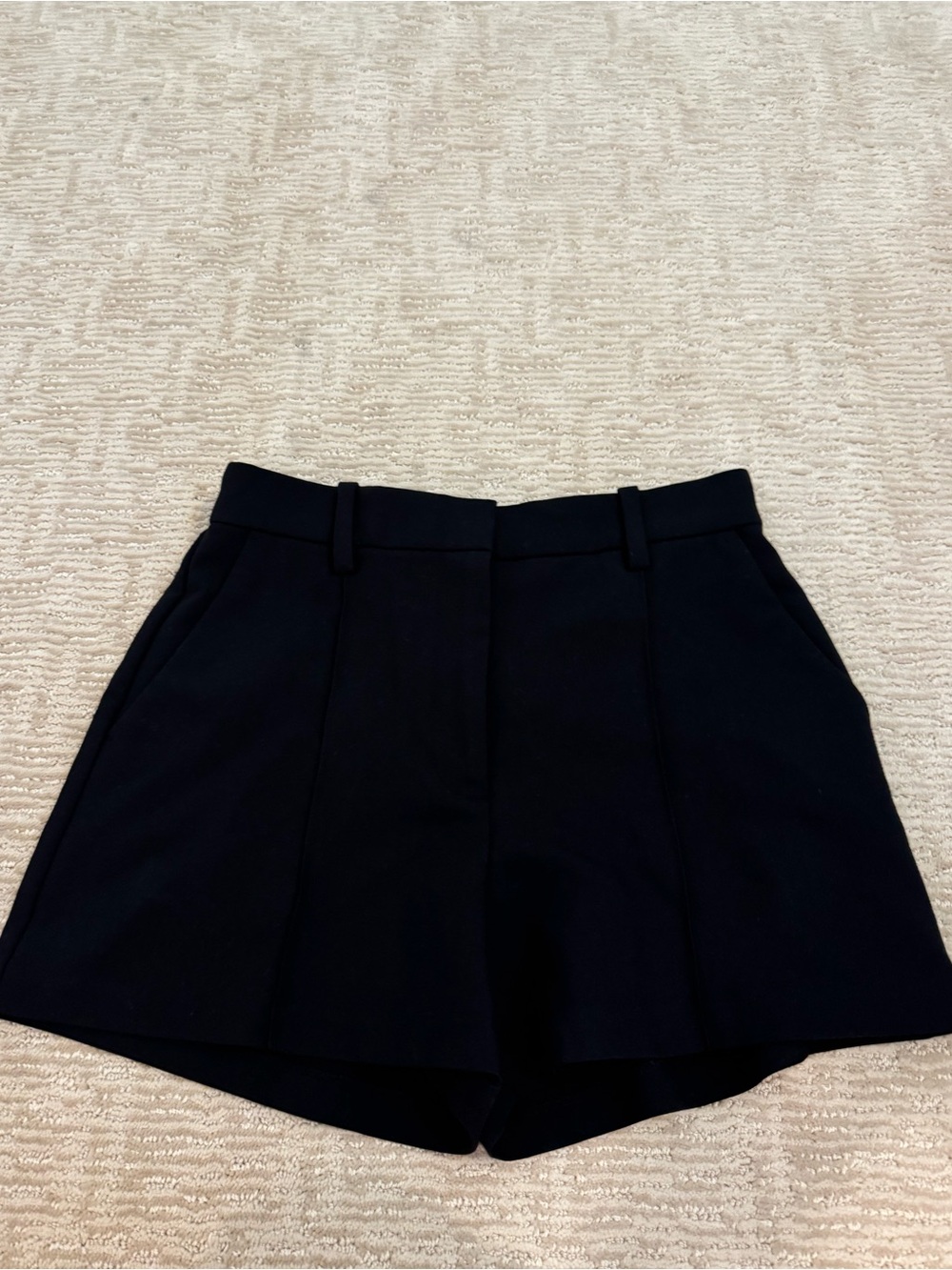 Abercrombie & Fitch Black Tailored Skort Shorts